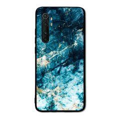 Чехол на Xiaomi MI Note 10 Lite &laquo;Blue texture&raquo; арт. 1880