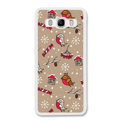 Новогодний чехол «Christmas birds» на Samsung J5 2016 арт. 1172