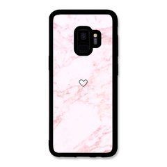 Чехол &laquo;Heart and pink marble&raquo; на Samsung S9 арт. 1471