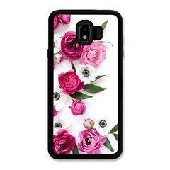 Чехол &laquo;Pink flowers&raquo; на Samsung J4 2018 арт. 944