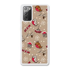 Новорічний чохол «Christmas birds» на Samsung Note 20 арт. 1172