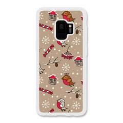 Новорічний чохол «Christmas birds» на Samsung S9 арт. 1172