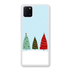 Новогодний чехол «Christmas trees on the hill» на Samsung Note 10 Lite арт. 1218