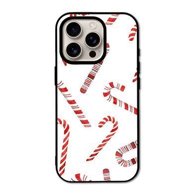 Новогодний чехол &laquo;Candy cane&raquo; на iPhone 16 Pro Max арт. 1170