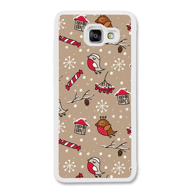 Новогодний чехол «Christmas birds» на Samsung A5 2016 арт. 1172