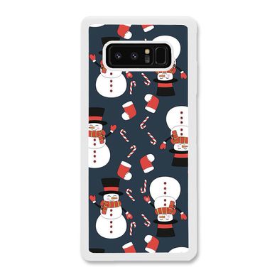 Новогодний чехол «Snowmens» на Samsung Note 8 арт. 1489