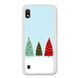 Новогодний чехол «Christmas trees on the hill» на Samsung A10 арт. 1218