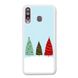 Новорічний чохол «Christmas trees on the hill» на Samsung A40s арт. 1218