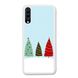 Новогодний чехол «Christmas trees on the hill» на Samsung A70 арт. 1218