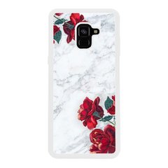 Чехол «Marble roses» на Samsung А8 Plus 2018 арт. 785