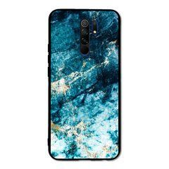 Чехол на Xiaomi Redmi 9 &laquo;Blue texture&raquo; арт. 1880