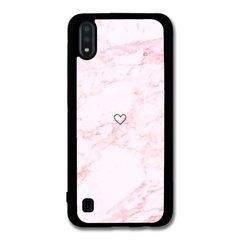 Чохол &laquo;Heart and pink marble&raquo; на Samsung M01 арт. 1471