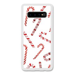 Новогодний чехол «Candy cane» на Samsung S10 Plus арт. 1170