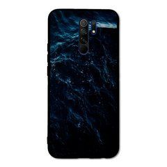 Чехол на Xiaomi Redmi 9 &laquo;Dark blue water&raquo; арт. 2314
