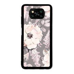 Чехол на Xiaomi Poco X3 &laquo;Pink and grey&raquo; арт. 2322