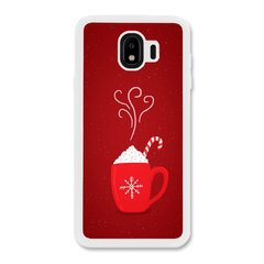 Новорічний чохол «Hot chocolate» на Samsung J4 2018 арт. 1183