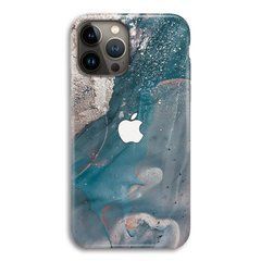 Чехол &laquo;Вlue textures&raquo; на iPhone 12|12 Pro арт.1656-я
