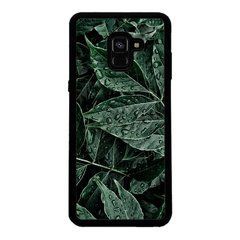 Чохол &laquo;Green leaves&raquo; на Samsung A8 Plus 2018 арт. 1322