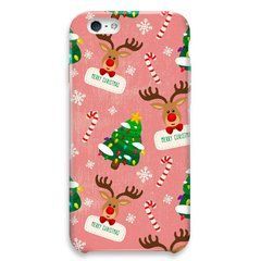 Новогодний чехол &laquo;Merry Christmas!&raquo; на iPhone 5|5s|SE арт. 1902