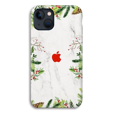 Новогодний чехол «Marble berries» на iPhone 15 Plus арт. 1178