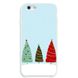 Новогодний чехол «Christmas trees on the hill» на iPhone 5|5s|SE арт. 1218