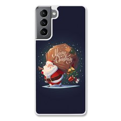 Новогодний чехол «Santa Claus» на Samsung S21 Plus арт. 1175