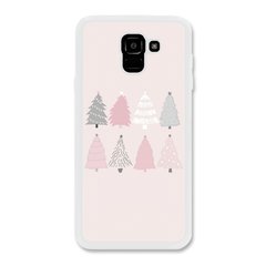 Новогодний чехол «Christmas trees» на Samsung J6 2018 арт. 1493