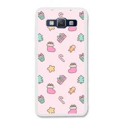 Новогодний чехол «Pink christmas» на Samsung A5 2015 арт. 1182