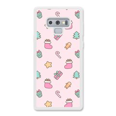 Новорічний чохол «Pink christmas» на Samsung Note 9 арт. 1182