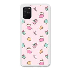 Новогодний чехол «Pink christmas» на Samsung S10 Lite арт. 1182