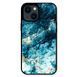 Чехол &laquo;Blue texture&raquo; на iPhone 13 mini арт.1880