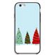 Новогодний чехол «Christmas trees on the hill» на iPhone 5|5s|SE арт. 1218