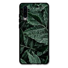 Чохол «Green leaves» на Huawei P30 арт. 1322