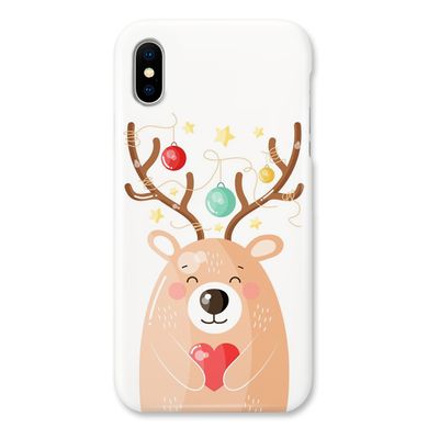 Новогодний чехол «Deer» на iPhone X|Xs арт. 1174