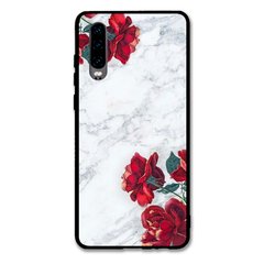 Чохол «Marble roses» на Huawei P30 арт. 785