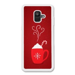 Новогодний чехол «Hot chocolate» на Samsung A6 2018 арт. 1183