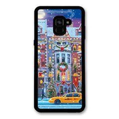Новорічний чохол &laquo;New York christmas&raquo; на Samsung A8 Plus 2018 арт. 1905