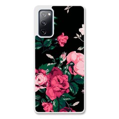 Чохол «Dark flowers» на Samsung S20 арт. 1237