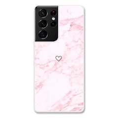 Чохол «Heart and pink marble» на Samsung S21 Ultra арт. 1471