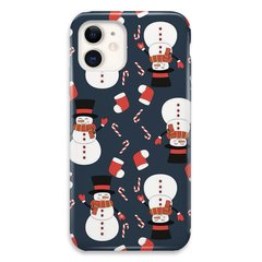 Новогодний чехол «Snowmens» на iPhone 11 арт. 1489