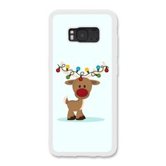 Новорічний чохол «Deer with garland» на Samsung S8 Plus арт. 1216