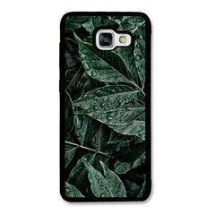 Чехол &laquo;Green leaves&raquo; на Samsung A7 2016 арт. 1322