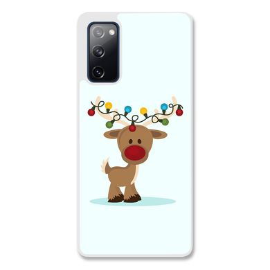 Новорічний чохол «Deer with garland» на Samsung S20 FE арт. 1216