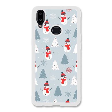 Новорічний чохол «Snowmen» на Samsung A10s арт. 1171