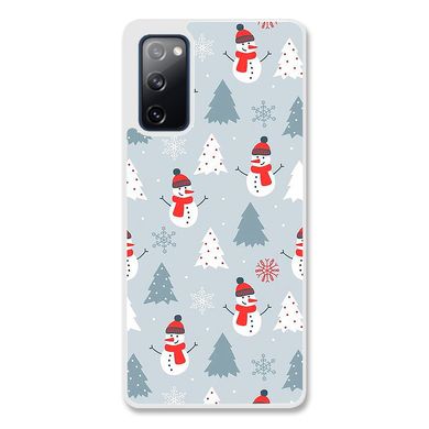 Новорічний чохол «Snowmen» на Samsung S20 арт. 1171