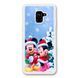 Новогодний чехол &laquo;Mickey Mouse and Minnie Mouse&raquo; на Samsung A8 Plus 2018 арт. 1906
