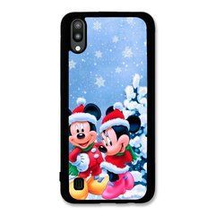 Новогодний чехол &laquo;Mickey Mouse and Minnie Mouse&raquo; на Samsung M10 арт. 1906
