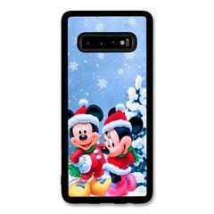 Новорічний чохол &laquo;Mickey Mouse and Minnie Mouse&raquo; на Samsung S10 арт. 1906