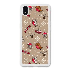 Новорічний чохол «Christmas birds» на Samsung M01 Core арт. 1172