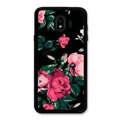 Чехол &laquo;Dark flowers&raquo; на Samsung J4 2018 арт. 1237